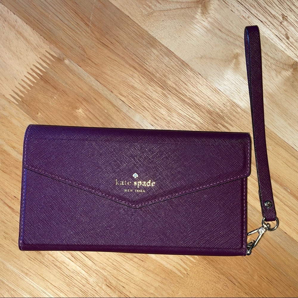 Kate Spade Envelope Clutch IPhone 7Plus Wallet NWOT